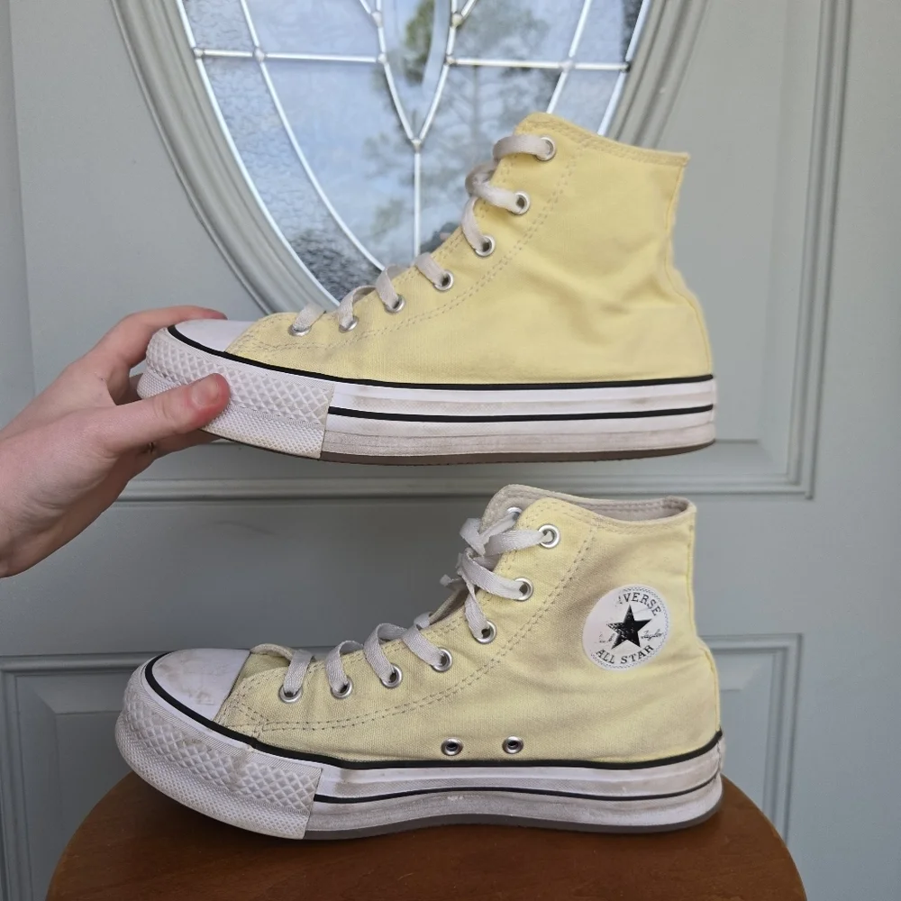 Converse Womens Chuck Taylor All Star Platform High Light Citron